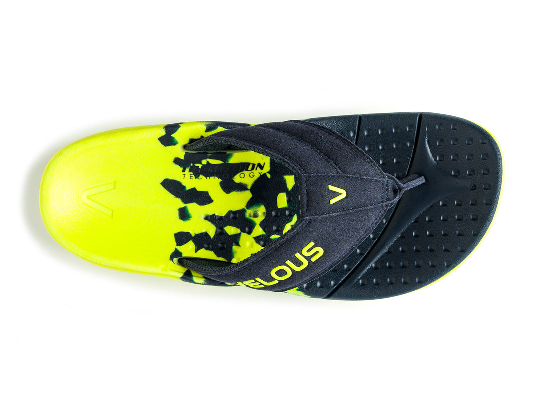 velous pacific flip navy and yellow