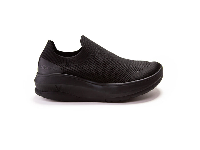VELOUS Vernonia Slip-On in Grey/White on grass